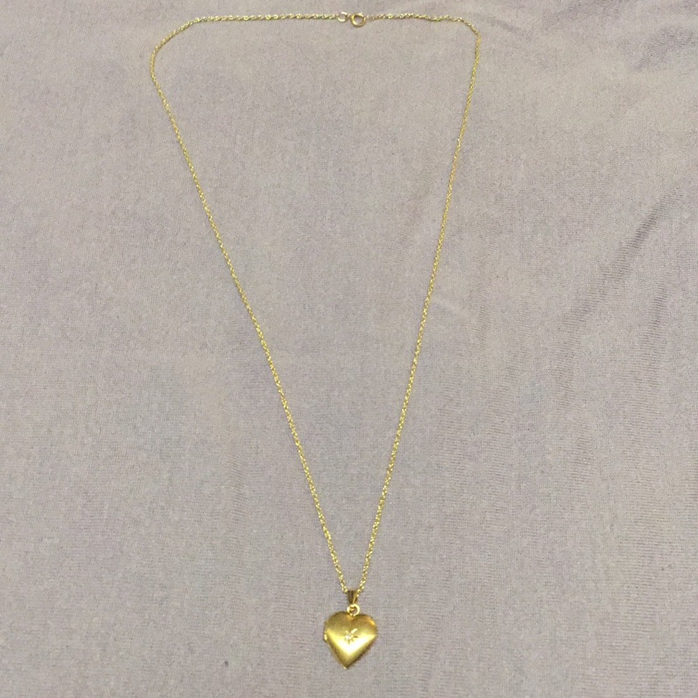 Gold Locket Necklace